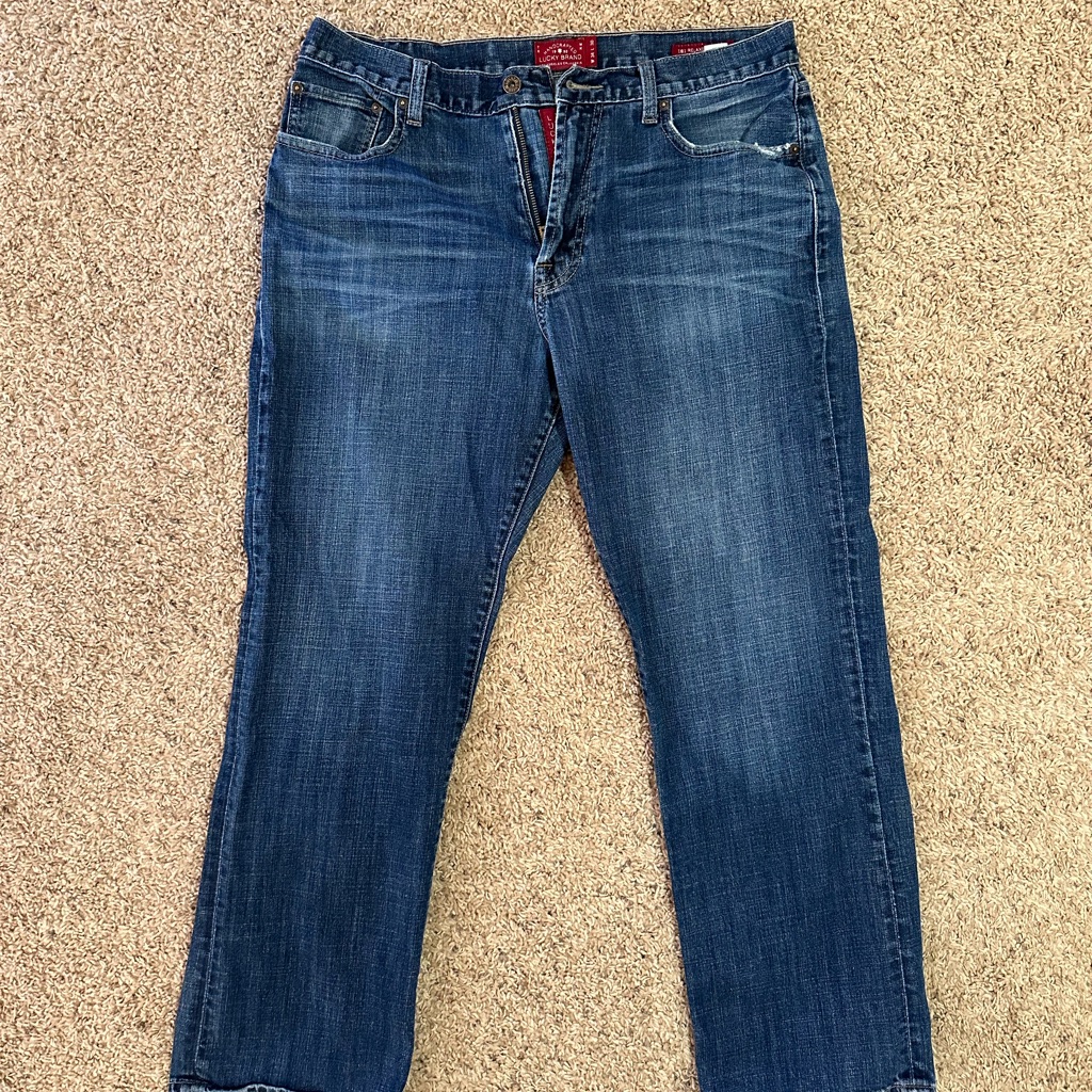 Lucky Brand Relaxed Fit Dark Blue Jeans